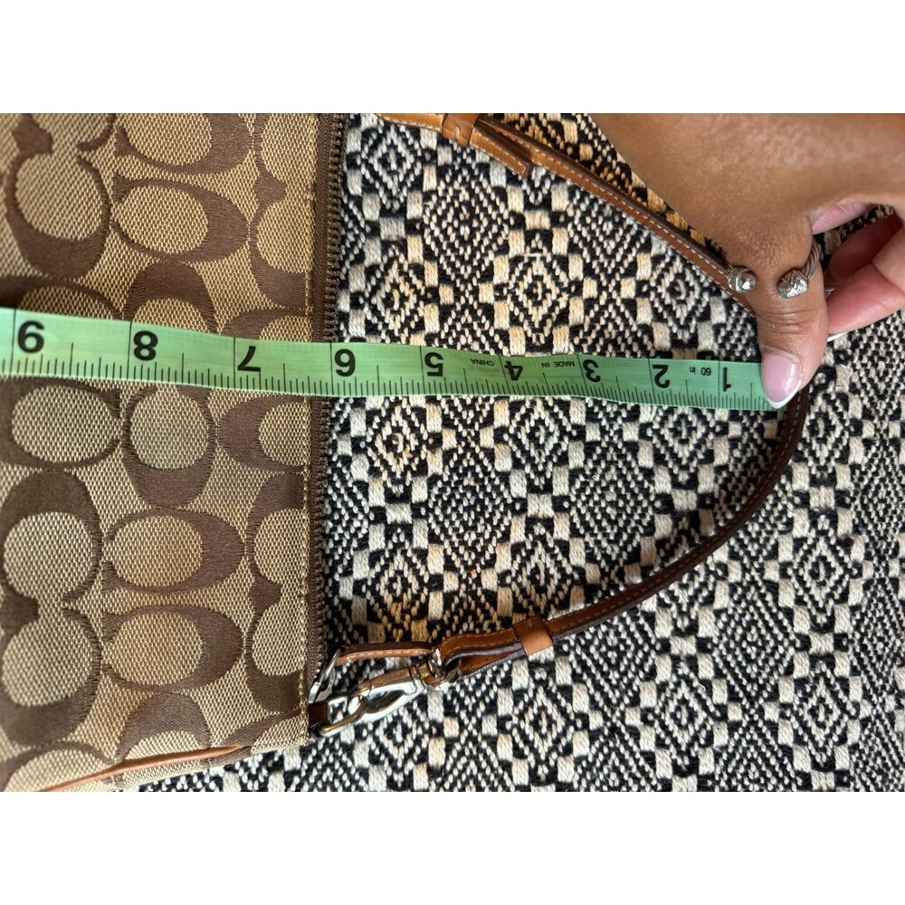 Vintage Y2K 2004 Coach 6094 Signature Jacquard Demi S… - Gem